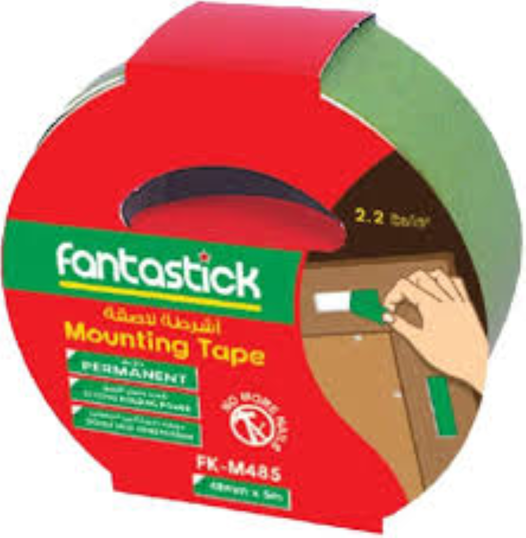 Fantastick Mounting Tape 2"x5m Box= 6rol FK-M485N
